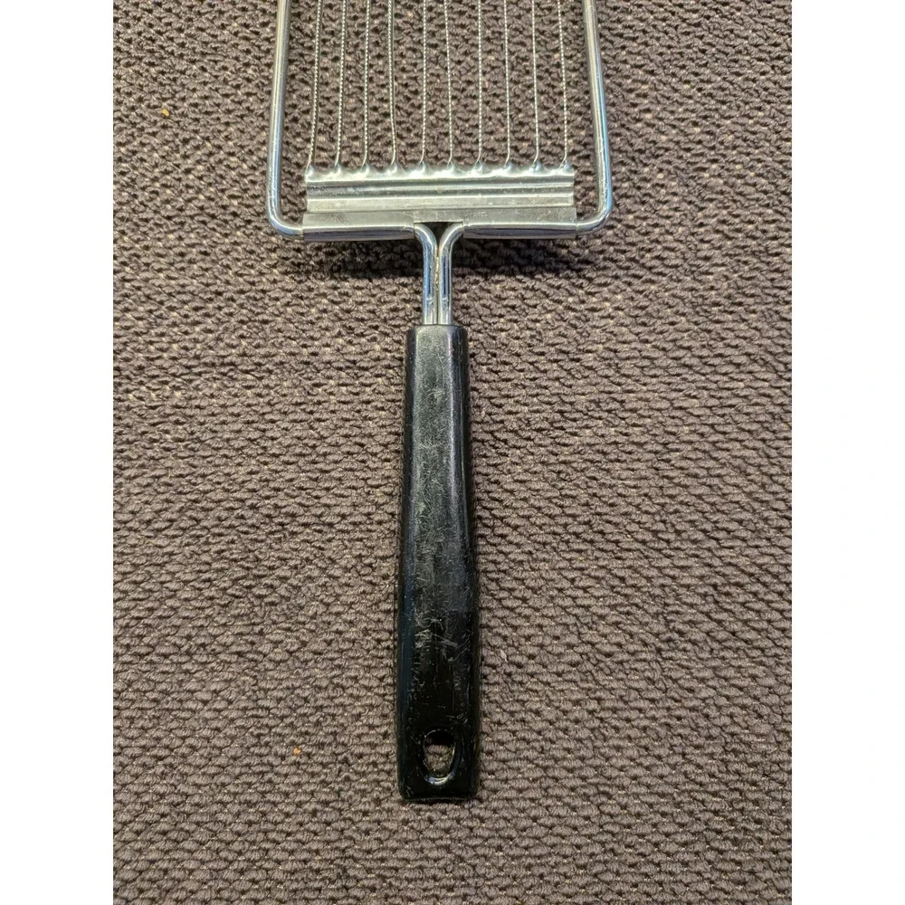 Vintage EKCO USA Wire Cheese Slicer Black Composite Handle Kitchen Utensil‎ MCM
